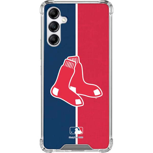 MLB Boston Red Sox Split Gabb Phone 4 Clear Case