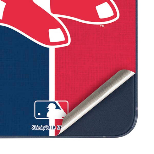 MLB Boston Red Sox Split Galaxy A35 5G Skin