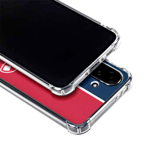 MLB Boston Red Sox Split Galaxy A36 5G Clear Case