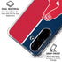 MLB Boston Red Sox Split Galaxy A36 5G Clear Case
