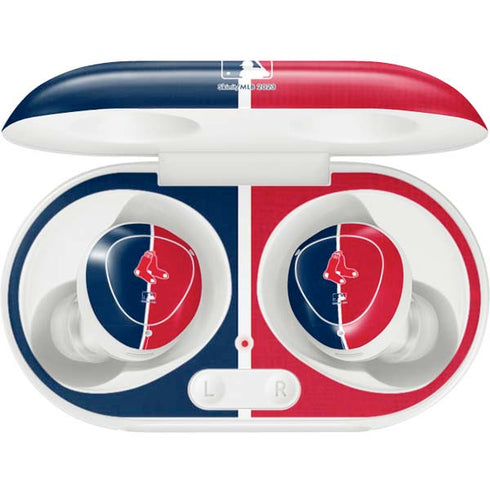 MLB Boston Red Sox Split Galaxy Buds Plus Skin