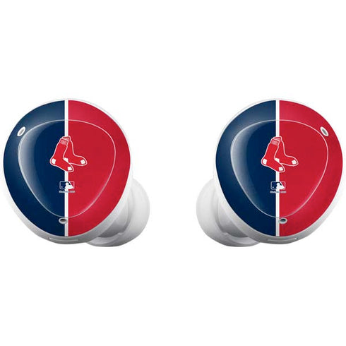 MLB Boston Red Sox Split Galaxy Buds Plus Skin