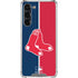 MLB Boston Red Sox Split Galaxy S24 FE Clear Case