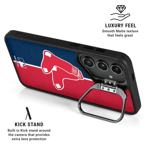 MLB Boston Red Sox Split Galaxy S25 Kickstand Case
