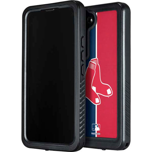 MLB Boston Red Sox Split Galaxy S24 Plus Waterproof Case