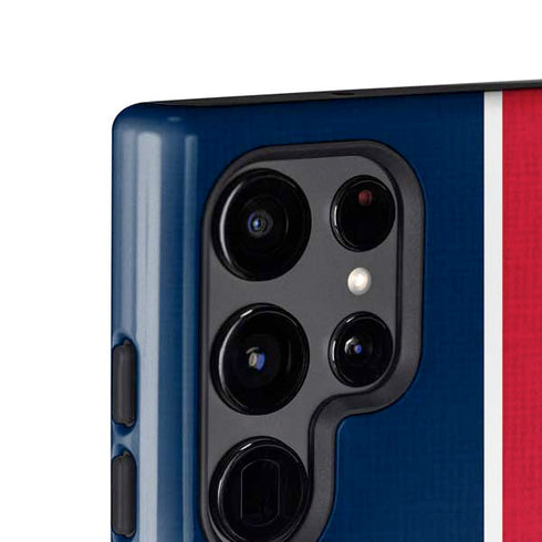 MLB Boston Red Sox Split Galaxy S25 Ultra Impact Case
