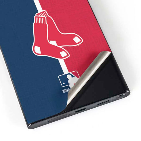 MLB Boston Red Sox Split Galaxy S25 Ultra Skin