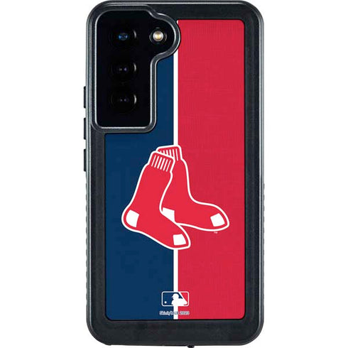 MLB Boston Red Sox Split Galaxy S24 Waterproof Case