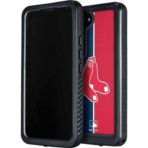 MLB Boston Red Sox Split Galaxy S24 Waterproof Case