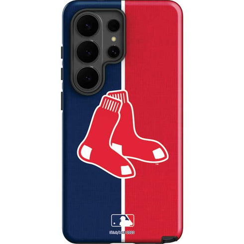 MLB Boston Red Sox Split Galaxy S26 Ultra Impact Case