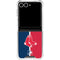 MLB Boston Red Sox Split Galaxy Z Flip7 Clear Case