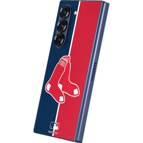 MLB Boston Red Sox Split Galaxy Z Fold6 Skin