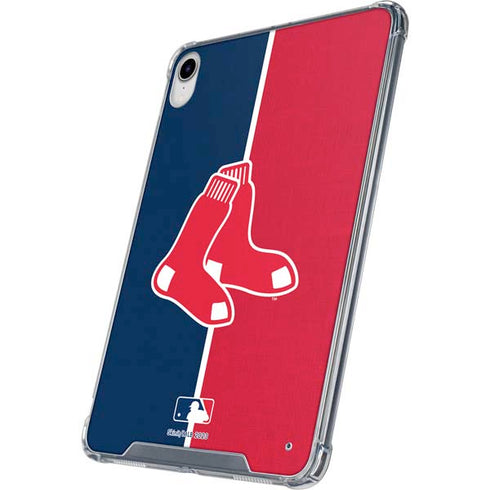 MLB Boston Red Sox Split iPad 11th Gen (2025) Clear Case
