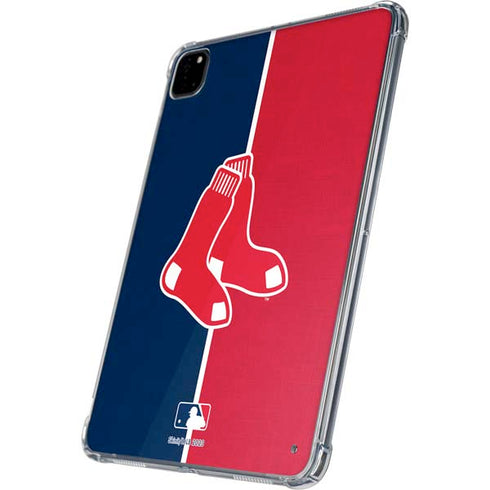 MLB Boston Red Sox Split iPad Pro 11in (2024) Clear Case
