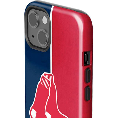 MLB Boston Red Sox Split iPhone 15 Impact Case