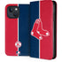 MLB Boston Red Sox Split iPhone 15 Plus Folio Case