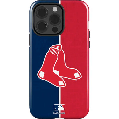MLB Boston Red Sox Split iPhone 15 Pro Impact Case