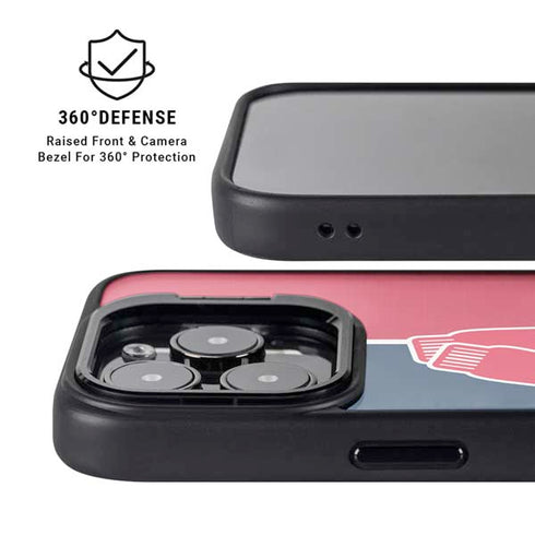 MLB Boston Red Sox Split iPhone 15 Pro Kickstand Case