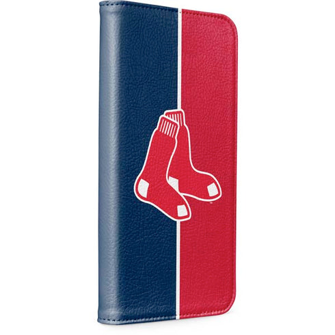 MLB Boston Red Sox Split iPhone 15 Pro Max Folio Case