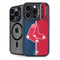 MLB Boston Red Sox Split iPhone 15 Pro Max Kickstand Case
