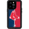 MLB Boston Red Sox Split iPhone 15 Pro Waterproof Case