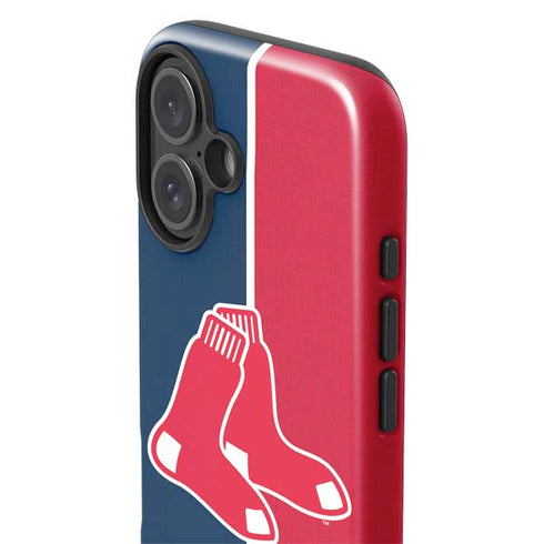 MLB Boston Red Sox Split iPhone 16 Impact Case