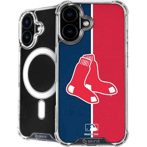 MLB Boston Red Sox Split iPhone 16 MagSafe Case