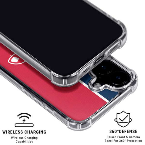 MLB Boston Red Sox Split iPhone 16 MagSafe Case
