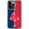 MLB Boston Red Sox Split iPhone 16 Pro Clear Case