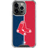 MLB Boston Red Sox Split iPhone 16 Pro Clear Case