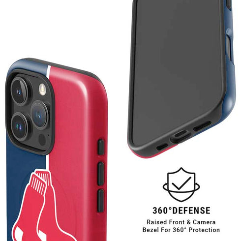 MLB Boston Red Sox Split iPhone 16 Pro Magsafe Impact Case