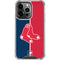 MLB Boston Red Sox Split iPhone 16 Pro Max Clear Case