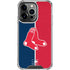 MLB Boston Red Sox Split iPhone 16 Pro Max Clear Case
