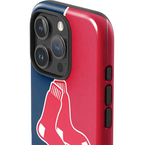 MLB Boston Red Sox Split iPhone 16 Pro Max Impact Case