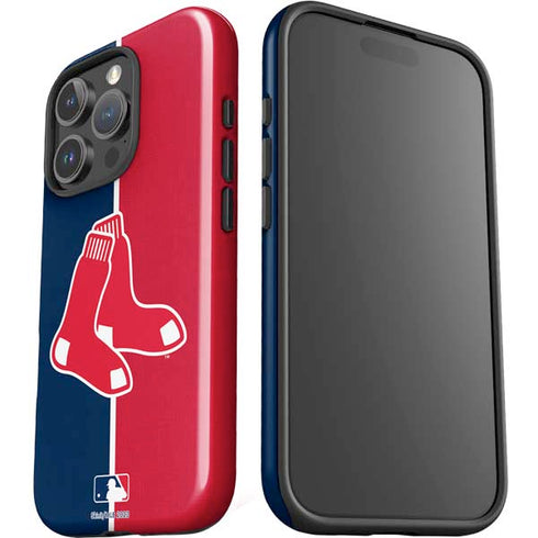 MLB Boston Red Sox Split iPhone 16 Pro Max Impact Case