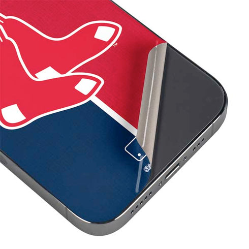 MLB Boston Red Sox Split iPhone 16e Skin
