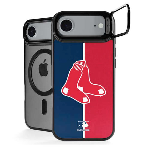 MLB Boston Red Sox Split iPhone 17 Air Kickstand Case