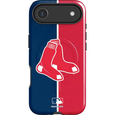 MLB Boston Red Sox Split iPhone 17 Air Magsafe Impact Case