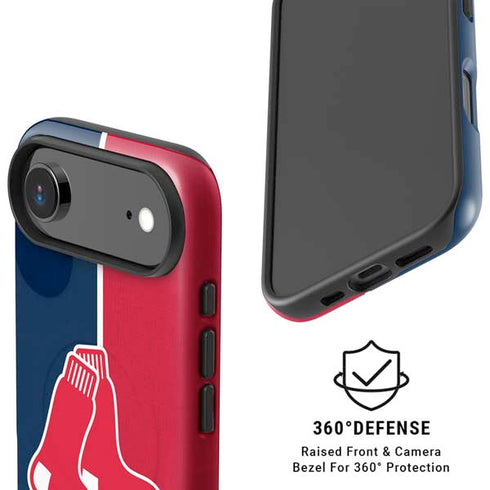 MLB Boston Red Sox Split iPhone 17 Air Magsafe Impact Case
