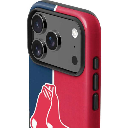 MLB Boston Red Sox Split iPhone 17 Pro Impact Case