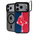 MLB Boston Red Sox Split iPhone 17 Pro Kickstand Case