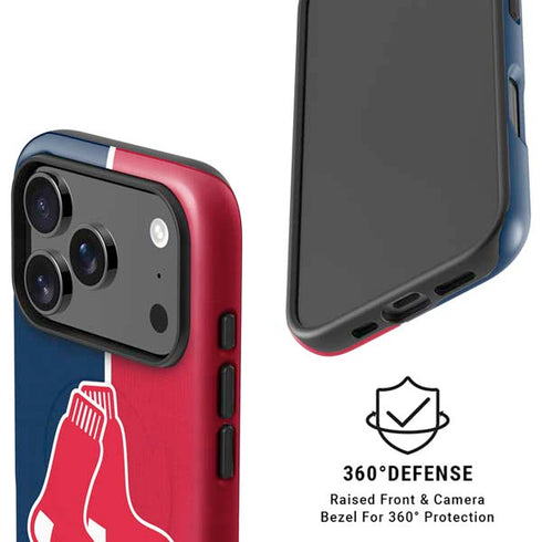 MLB Boston Red Sox Split iPhone 17 Pro Magsafe Impact Case