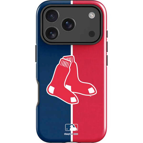 MLB Boston Red Sox Split iPhone 17 Pro Max Impact Case