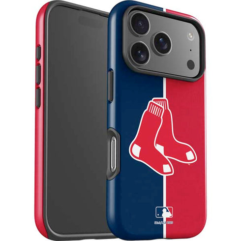 MLB Boston Red Sox Split iPhone 17 Pro Max Impact Case