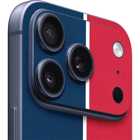 MLB Boston Red Sox Split iPhone 17 Pro Max Skin