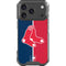 MLB Boston Red Sox Split iPhone 18 Pro Clear Case