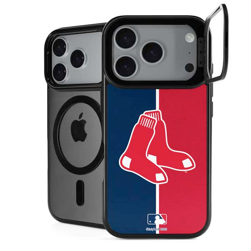 MLB Boston Red Sox Split iPhone 18 Pro Kickstand Case