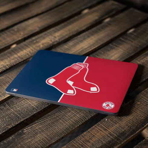 MLB Boston Red Sox Split Apple MacBook Air Skin