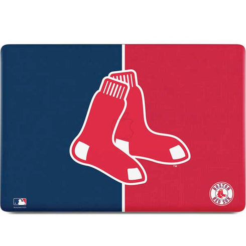 MLB Boston Red Sox Split MacBook Skins