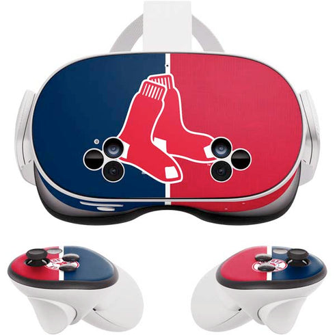 MLB Boston Red Sox Split Meta Quest 3S Skin